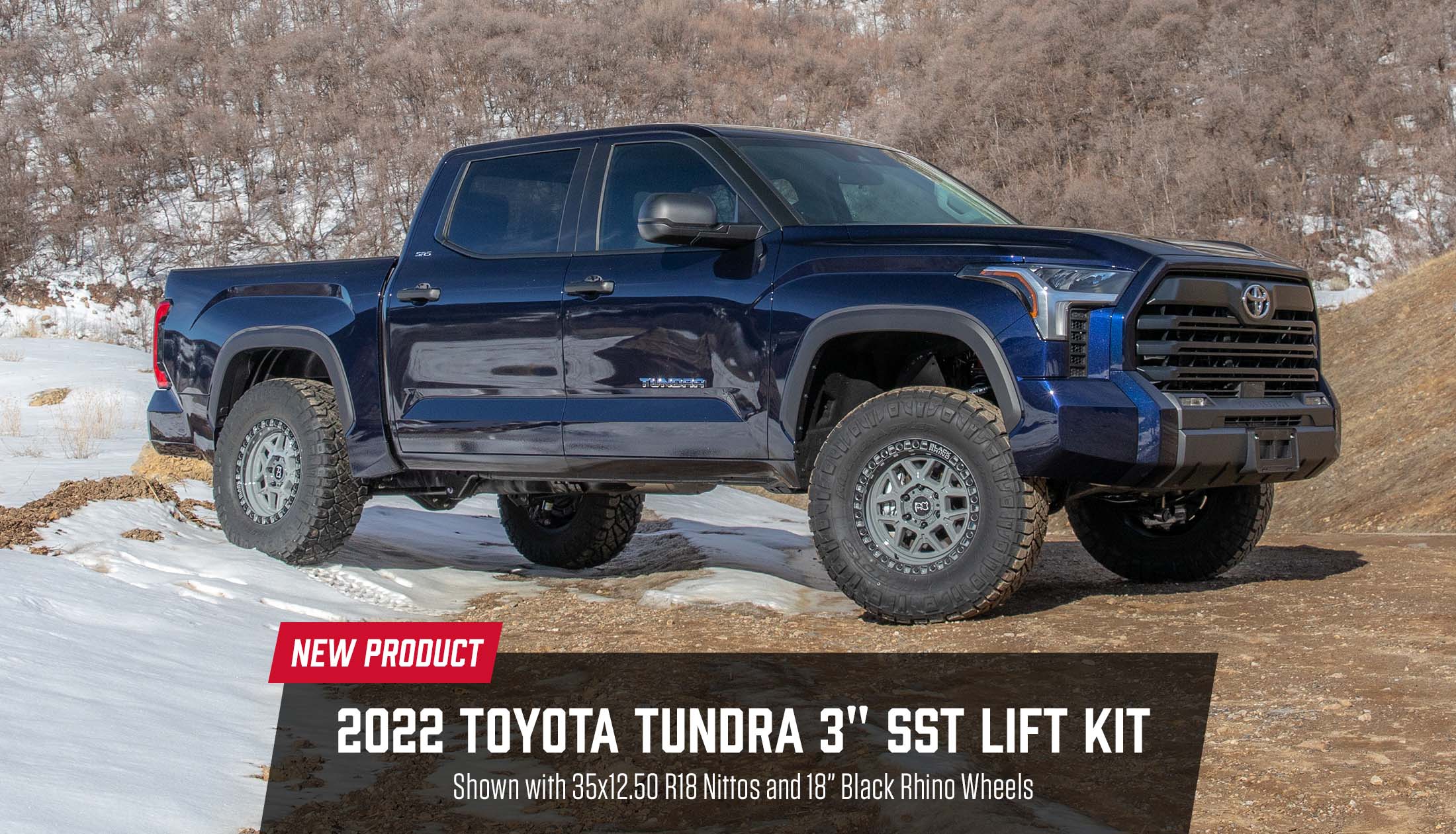 ReadyLIFT Introduces an All-New 3" SST Lift Kit for the New 2022 MY Toyota Tundra Pickups